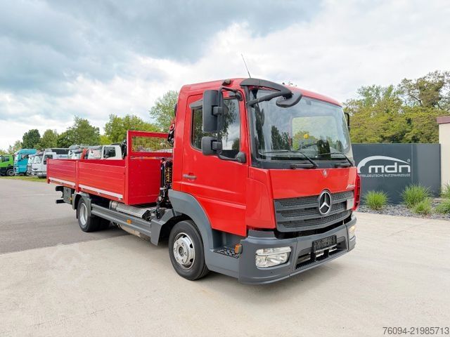 Autokranwagen MERCEDES-BENZ Atego 818 Pritsche KRAN Greifer 10m FUNK AHK
