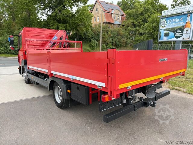 Pritschenwagen MERCEDES-BENZ Atego 818 Pritsche KRAN Greifer 10m FUNK AHK