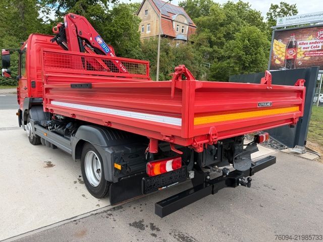 Dreiseitenkipper MERCEDES-BENZ Atego 818 Kipper KRAN Greifer FUNK AHK