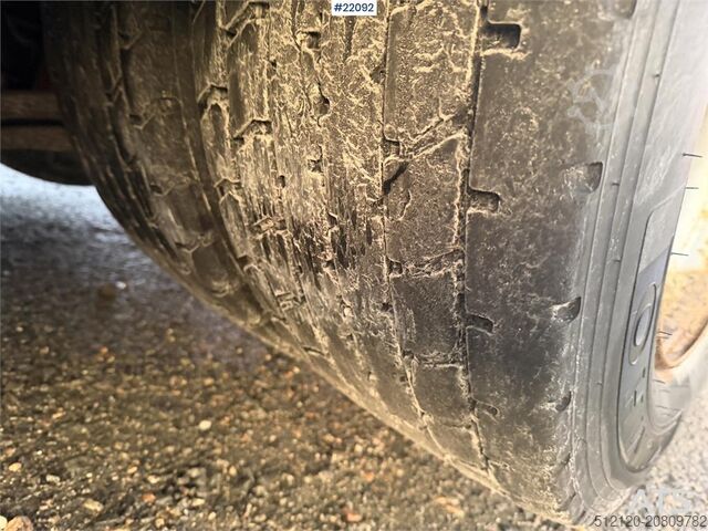 βαλίτσα Scania S650 6x2 box truck w/ Ekeri 4 axle box trailer w/