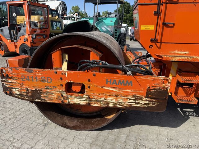Tek tamburlu silindir Hamm 2411 SD Walzenzug 6 Zylinder Deutz