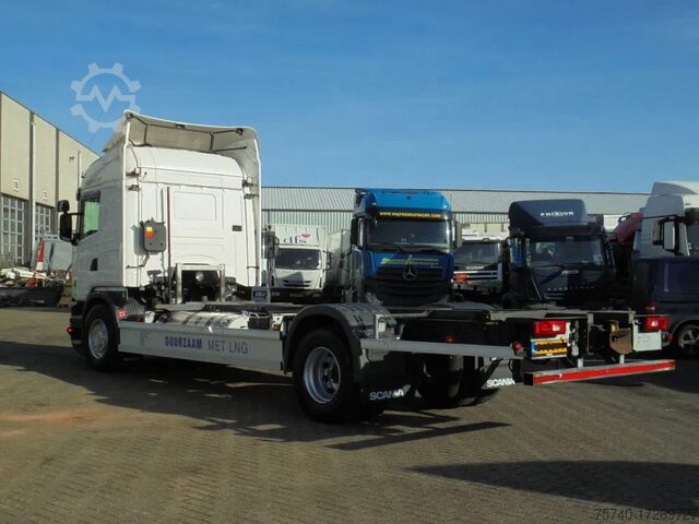 Chassis met cabine Scania G 340 + Euro 6 + LNG + Manual+BDF