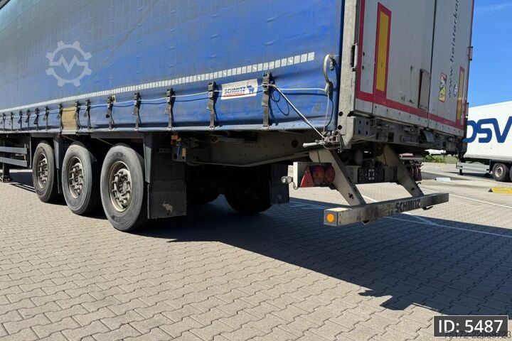 Przesuwne plandeki Schmitz Cargobull SCB*S3T / Disk brakes / Huckepack