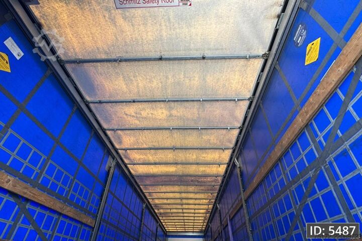 Przesuwne plandeki Schmitz Cargobull SCB*S3T / Disk brakes / Huckepack