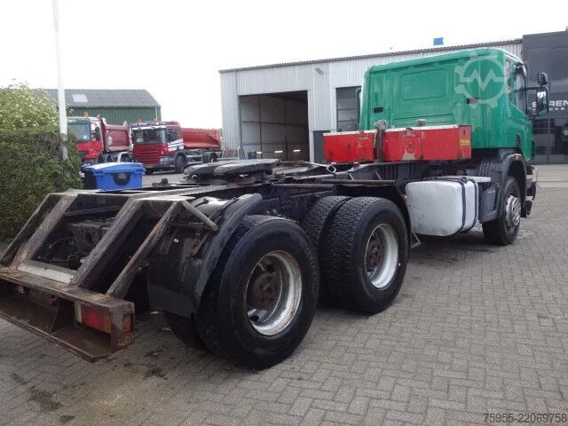 Zware belasting Scania P420 6x4 steelsprings