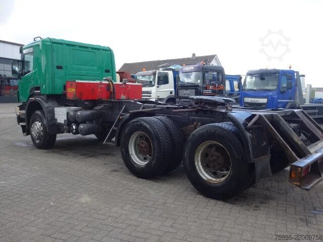 Zware belasting Scania P420 6x4 steelsprings