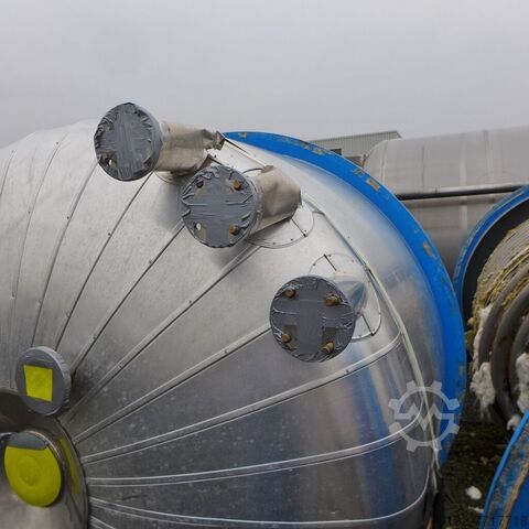 3860 liter drukvat van V4A met balkroerwerk  