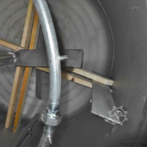 3860 liter drukvat van V4A met balkroerwerk  