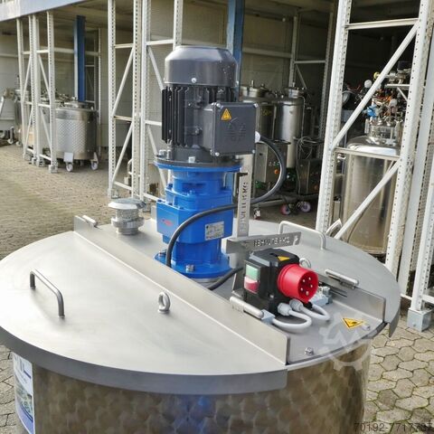 Fabrieksnieuwe 550 liter roertank met emmerroerwerk (type SDE)  