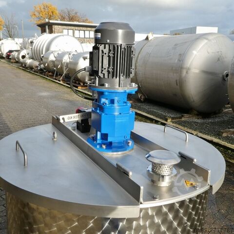 Fabrieksnieuwe 550 liter roertank met emmerroerwerk (type SDE)  