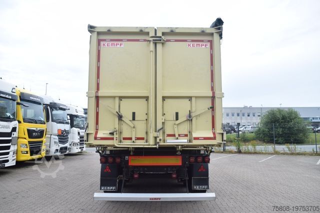 Billenős félpótkocsi KEMPF SKM35/3 AK 56m³ Getreide Kombitür Dichtung Lift