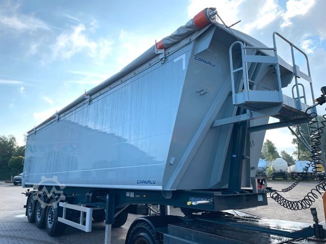 Kippers oplegger GRANULA 55m³ Alu Kippauflieger / Alu-Chassi /Auch Miete!