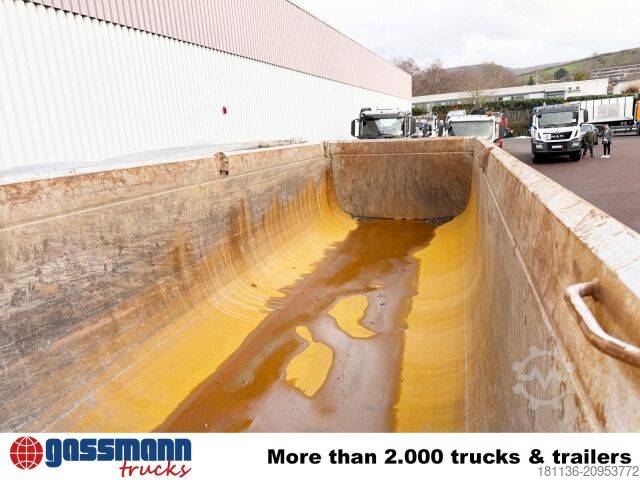 Semi-reboque basculante Schmitz SKI 24 SL 7.2, Stahlmulde ca. 24m³, Liftachse