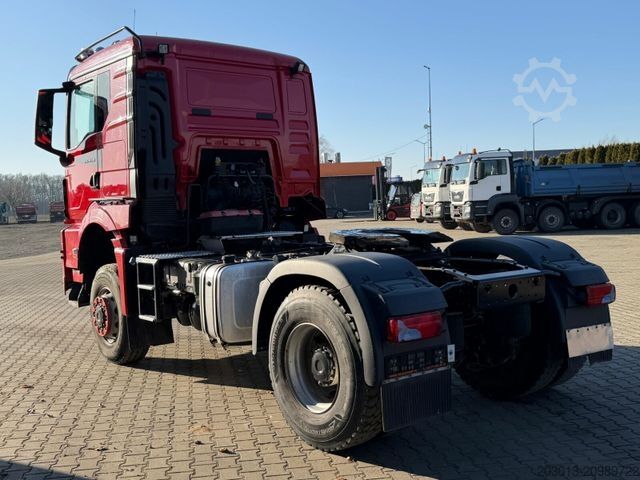 Standard dragbil MAN TGS 18.510 4x4 SZM - Kipphyd. Blatt Luft Pritard