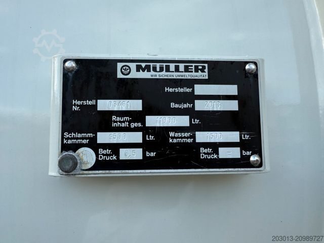 Vakuumtankbil VOLVO FM 420 6x2 Kanalreiniger Kombi MÜLLER 11000 L