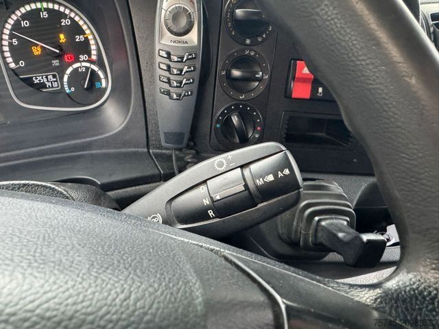 Gardinsidad skåpbil MERCEDES-BENZ ATEGO 818 * MOTORBREMSE * LBW BÄR 1t * KAMERA *