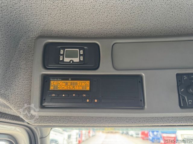 Gardinsidad skåpbil MERCEDES-BENZ ATEGO 818 * MOTORBREMSE * LBW BÄR 1t * KAMERA *