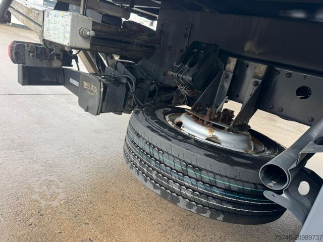 Gardinsidad skåpbil MERCEDES-BENZ ATEGO 818 * MOTORBREMSE * LBW BÄR 1t * KAMERA *