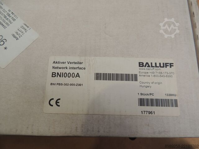 Module PROFIBUS BALLUFF BNI000A 16DE/16DA BNIPBS-302-000-Z001