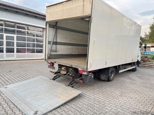 Dubă cu caroserie tip cutie MAN TGL 8.180 BL Koffer LBW Klima AHK Motorbremse