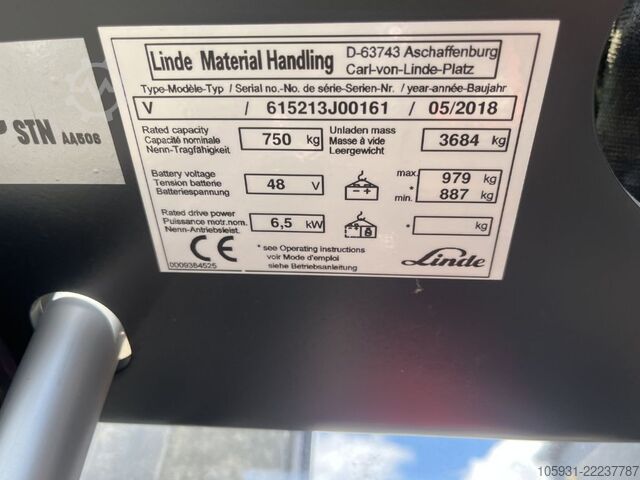High Level Order Picker Linde V
