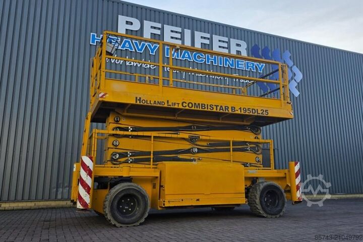 Schaarlift Holland Lift Combistar B-195DL25 4WD/P/N Diesel, 21.5m Working