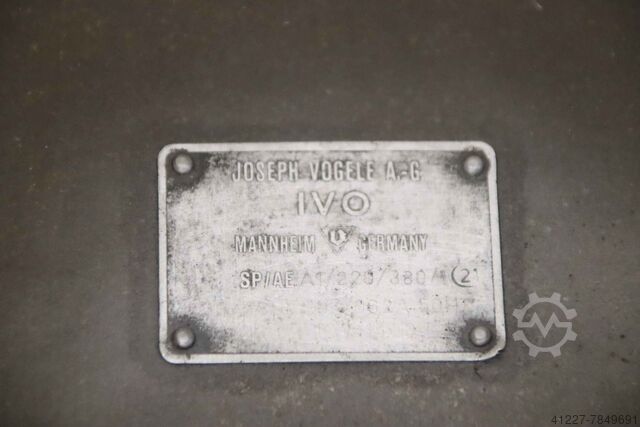 Centrale smering Vögele SP/AE A1/220/380/1