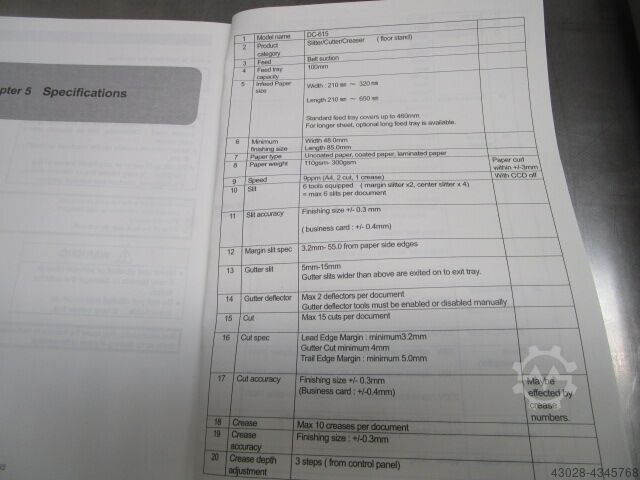 ACABADORA PARA LA IMPRESIÓN DIGITAL EN COLOR DUPLO DC-615 PRO