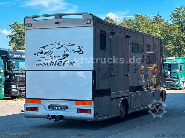 Kreaturvogn MERCEDES-BENZ Atego 1218L Pferdetransporter mit Wohnabteil
