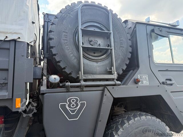 Ladbil med presenning MAN 5 To MIL 4x4 / Partytruck