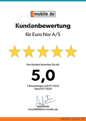 Siloanhænger  HMK Bilcon 30 t. 42 m3 Silo tank 6 Compartment