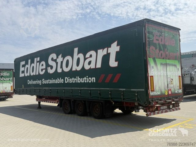 Open oplegger met zeil Schmitz Cargobull Curtainsider Mega