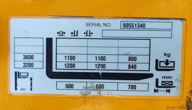 Palleløftere Jungheinrich EJC212 3.6m/ 2018yy/ 1574mh