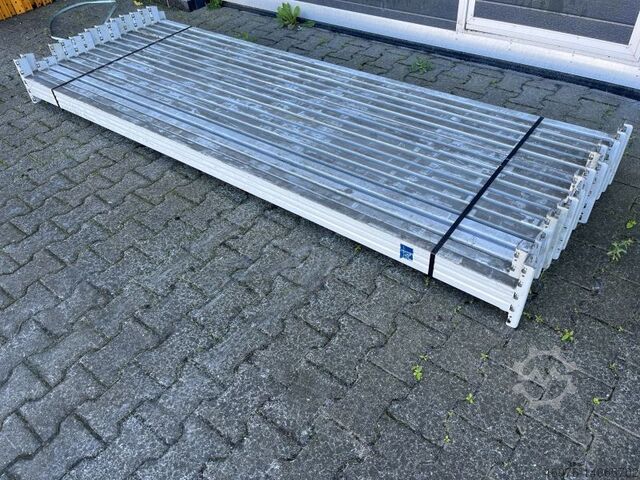 Traverse / 2.700 mm / K: 100x40mm / wit Modulblok Palettenregaltraverse