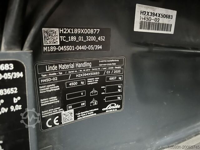 Dieselstapler Linde H45D-02