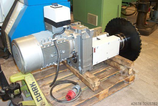 Unidad de husillo de fresado, por ejemplo, para cigüeñales SEMA SE 100