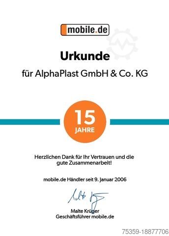 Anhänger mit Pritsche & Plane ORTEN AG 18   Liftachse   Staplerhalterung Schiebeplan