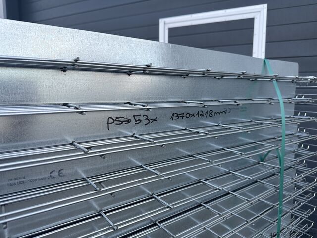 Breedte: 1.370 mm / Diepte: 1.218 mm Drahtgitter Drahtgitterrost Regalrost Gitter Regalgitter Palettenregal