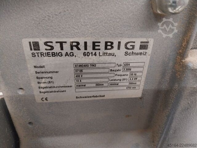 Ayakta panel testere Striebig Standard TRK 2 Type 6224