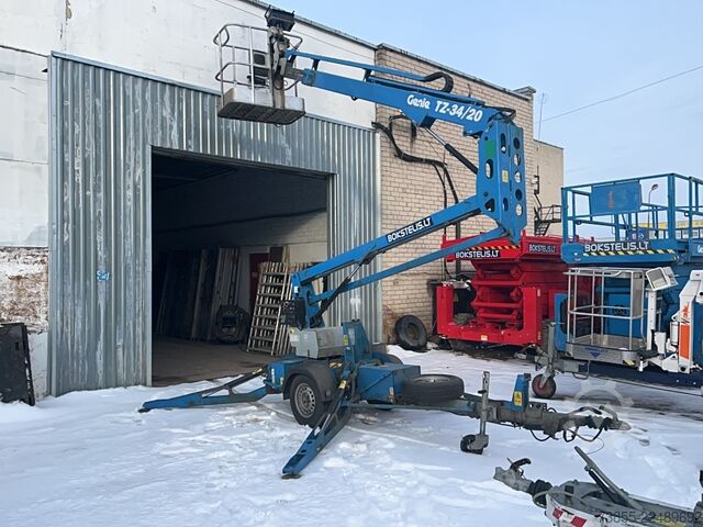 Römork Üstü Bomlu Kaldırıcı Genie TZ34 12.36 m