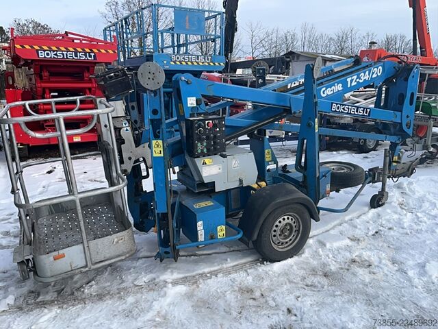 Römork Üstü Bomlu Kaldırıcı Genie TZ34 12.36 m