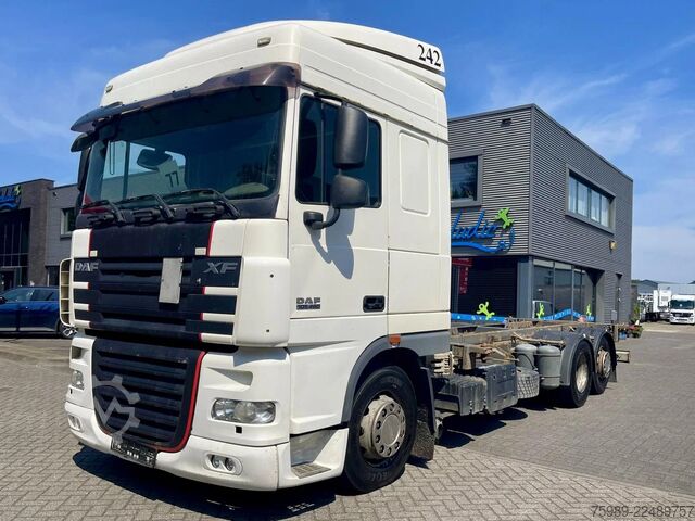 Transport kontenerowy DAF XF 105.460 EURO5,  BDF, RETARDER, FRIGO, WHEELB...