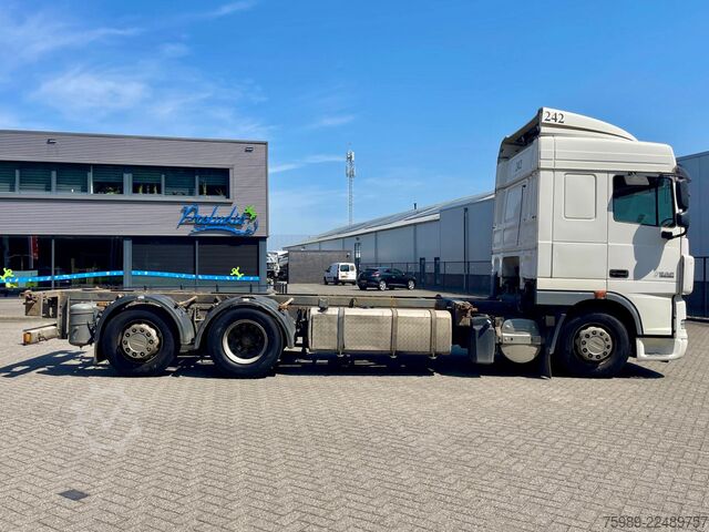 Transport kontenerowy DAF XF 105.460 EURO5,  BDF, RETARDER, FRIGO, WHEELB...