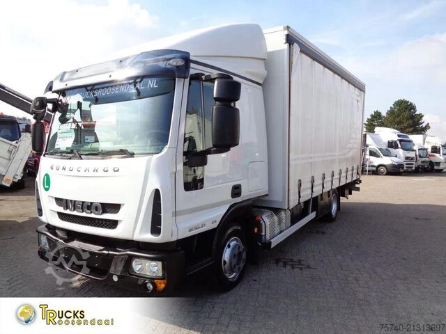 Skjutbar presenning Iveco Eurocargo 80EL21 Manual + Euro 6 + Dhollandia Lift