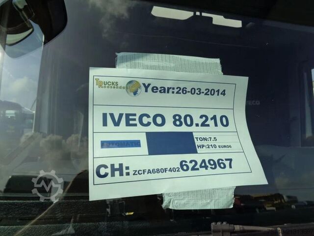 Telone scorrevole Iveco Eurocargo 80EL21 Manual + Euro 6 + Dhollandia Lift