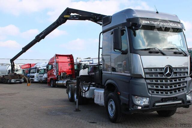 Kraanwagen Mercedes-Benz Arocs 2858 6x4 PALFINGER S260Z96 (2022) FOREST/...