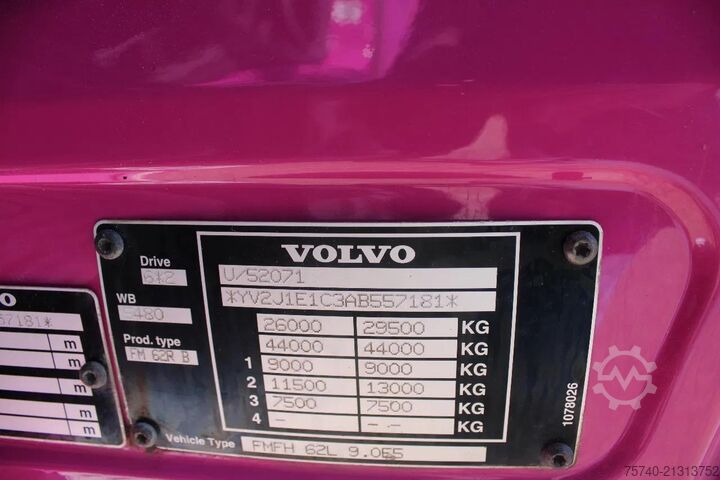 Kraanwagen Volvo FM 370 + PALFINGER 23002  /6EXT + REMOTE + 6X2 ...