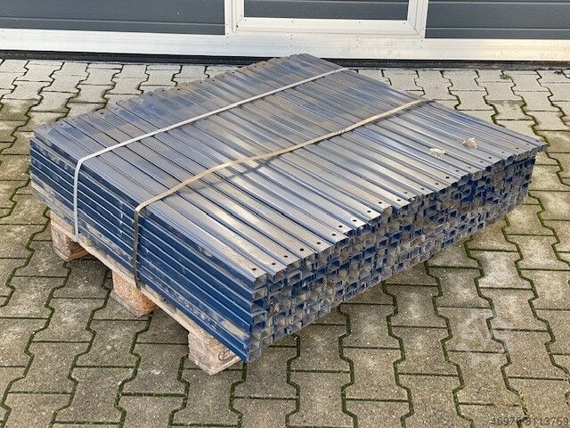 Truss brace truss f. pallet rack Mecalux / Länge: 1.057 mm / C40x25x8mm / Maß Mitte-Mitte-Bohrloch 997 mm / blau