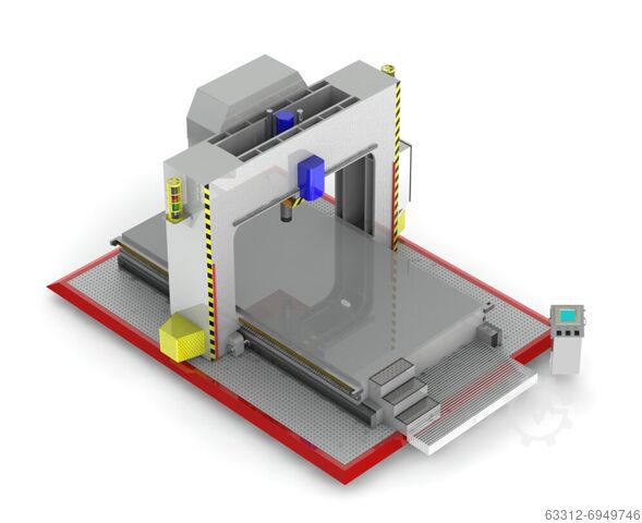 Hydraulische pers Hidrobrasil Portalrichtpresse 400 Tonnen