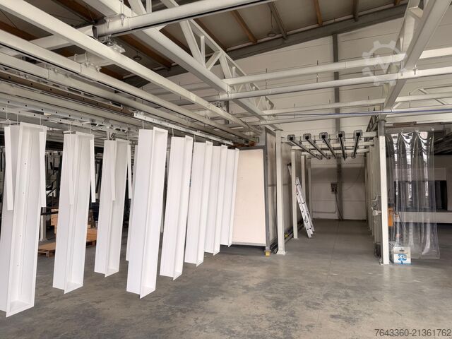 Instalación de pintura en polvo de 6,5 m completa ROMER 